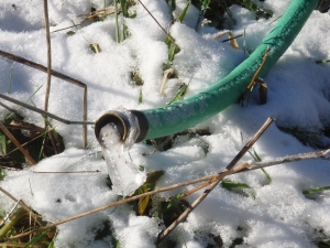 frozen hose